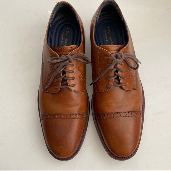 Cole Haan Grand OS Toe Cap Oxford Sz 9 - Picture 4 of 9